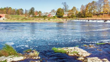 En geniş şelale Avrupa - Venta şelale, Letonya.