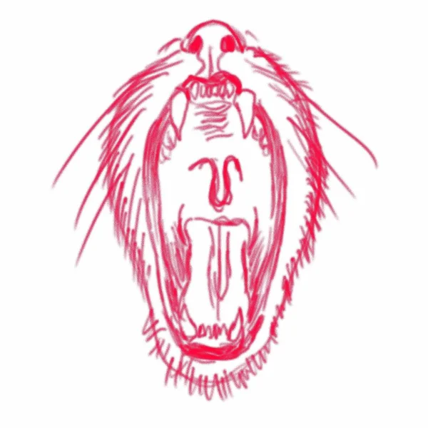 Логотип Кота Татуировки Футболки Дизайн Внешность Просто Иллюстрация — стоковое фото