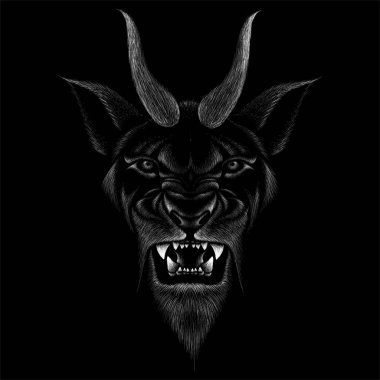 Dövme ya da kumaş tasarımı için aslan logosu, basitçe vektör çizimi  