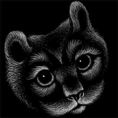 Dövme ya da tişört tasarımı için vektör logosu