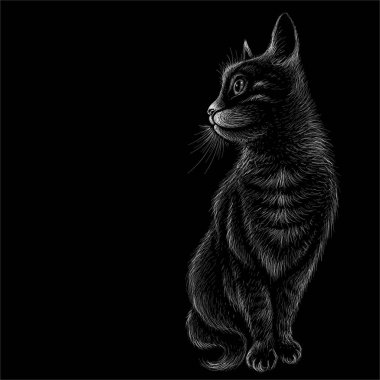 Dövme ya da tişört tasarımı için vektör logosu