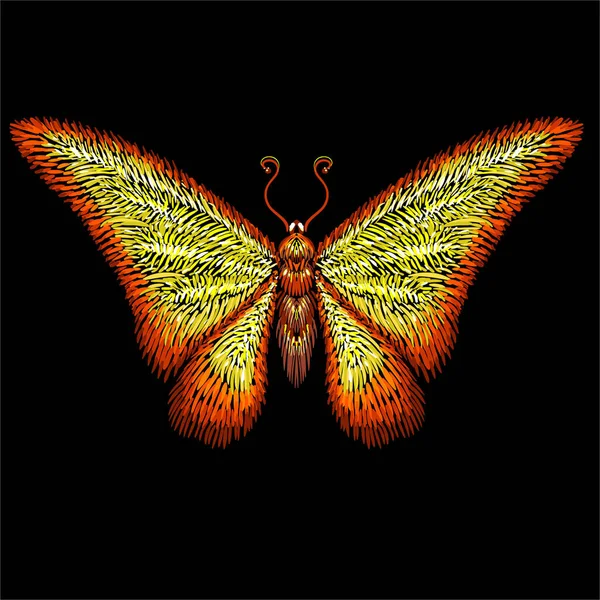 Logo Vectoriel Papillon Pour Tatouage Shirt Design Tenues — Image vectorielle