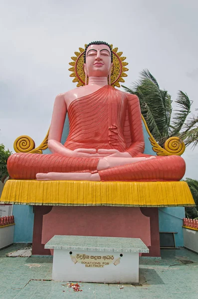 Una Piedra Buda Templo Sri Lanka — Foto de Stock