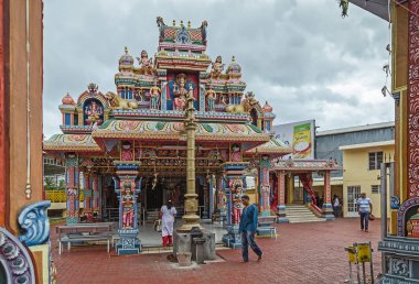 Bir hindu Tapınağı Mauritius, port Louis 18 Ağustos 2016