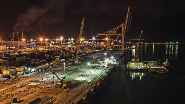 Constraction Work Port Mauritius — Stock Photo, Image