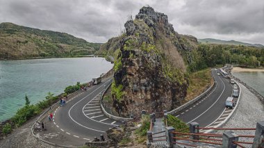 Oldukça mountanous nehir Mauritius