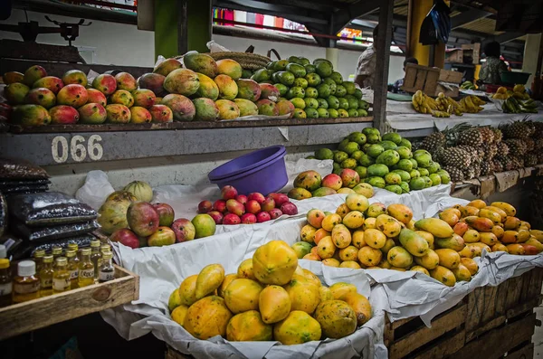 Świeże Owoce Rynku Madagaskar — Zdjęcie stockowe