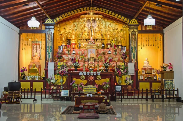 Dentro Templo Japonês Galle Sri Lanka — Fotografia de Stock