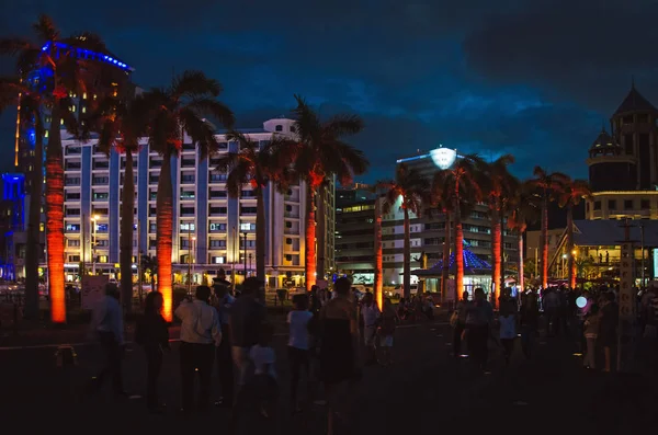 Port Louis, Mauritius yürüyüş akşam