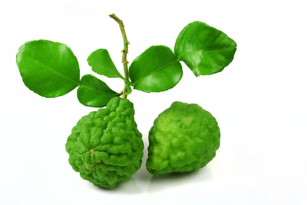 Bergamot fruit isolated on white — Stock Photo, Image