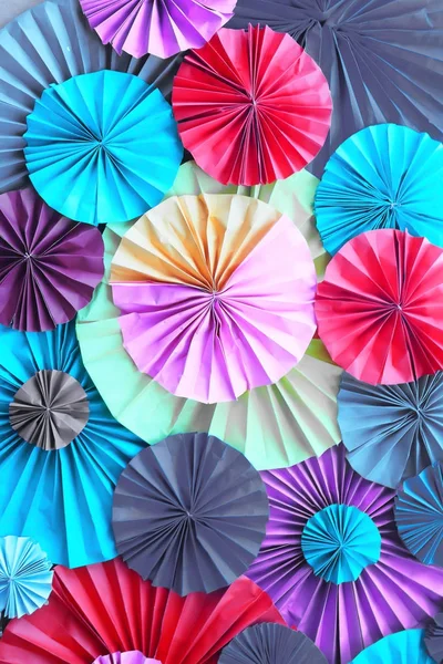 Achtergrond van de textuur van kleurrijke papier blok. — Stockfoto