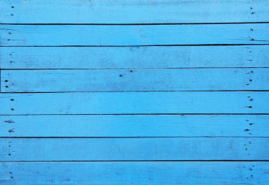 Mavi ahşap duvar 
