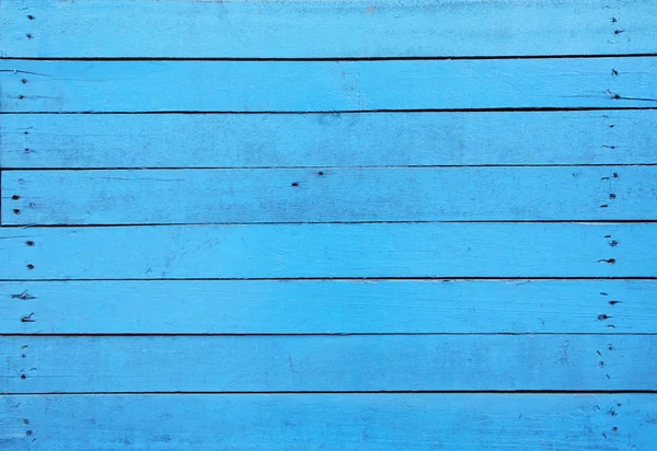 Blue wooden wall — Stock Photo, Image