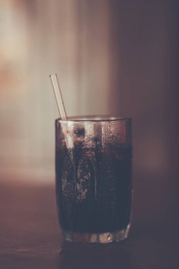 Tay tarzı buz siyah kahve bulanıklık arka plan, renk vintage s