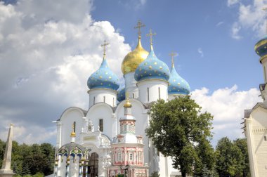 Kutsal bakire Meryem varsayım Katedrali. Kutsal Üçlü St Sergius Lavra. Sergiev Posad, Rusya Federasyonu.