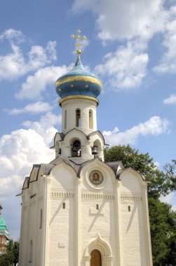 Kilise Kutsal Ruh'un kökenli. Kutsal Üçlü St Sergius Lavra. Sergiev Posad, Rusya Federasyonu.