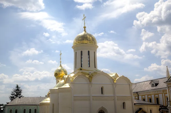 Katedra Trójcy Świętej. Świętej Trójcy St. Sergiusz Ławra. Siergijew Posad, Rosja. — Zdjęcie stockowe