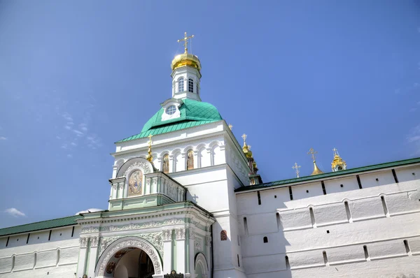 Holy Gates and gate tower. Holy Trinity St. Sergius Lavra. Sergiev Posad, Russia. Royalty Free Stock Images