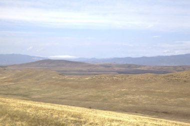 David-Gareja Manastırı çevresinde peyzaj. Gürcistan.