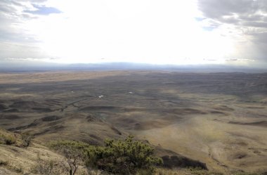David-Gareja Manastırı çevresinde peyzaj. Gürcistan.