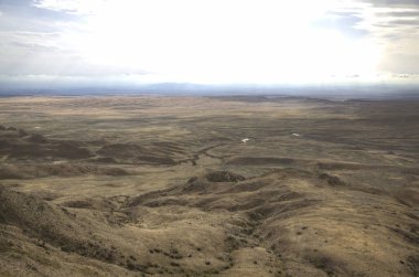 David-Gareja Manastırı çevresinde peyzaj. Gürcistan.