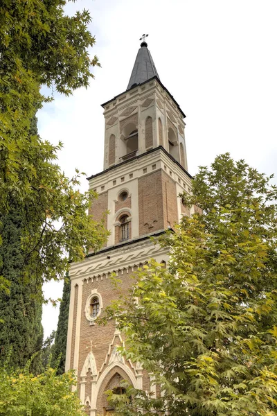 Torre de sino. Mosteiro de Bodbe. Kakheti. Geórgia . — Fotografia de Stock
