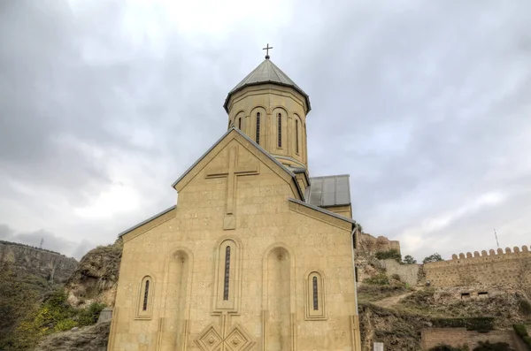 Kościół św. Twierdza Narikala. Tbilisi. Gruzja. — Zdjęcie stockowe