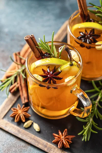 Hot Drink Cocktail New Year Christmas Winter Autumn Holidays — Stock Photo, Image