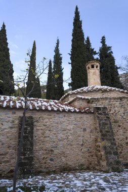 Eski Bizans Manastırı Tavira, Atina, Yunanistan'taş