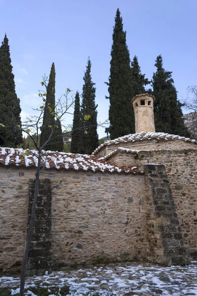Eski Bizans Manastırı Tavira, Atina, Yunanistan'taş