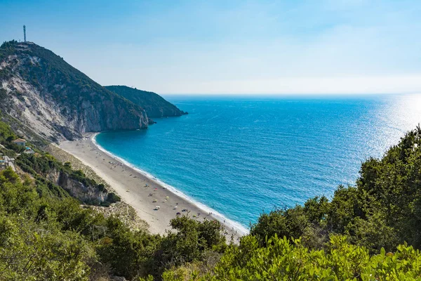 Mylos beach in lefkada, Greece — Stock Photo, Image