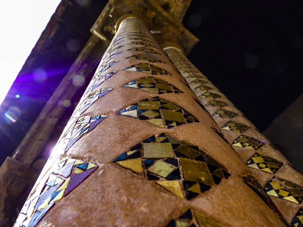 Claustro de la Abadía de Monreale, Palermo — Foto de Stock