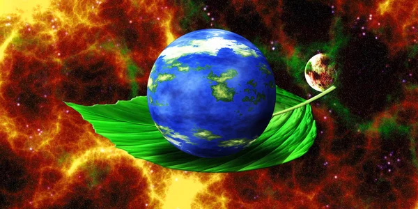 Grüner Planet - Ökologie — Stockfoto