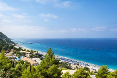 Kathisma Beach, Lefkada Adası, Yunanistan