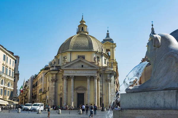 Aslan, Çeşme, Piazza del Popolo, Roma, İtalya