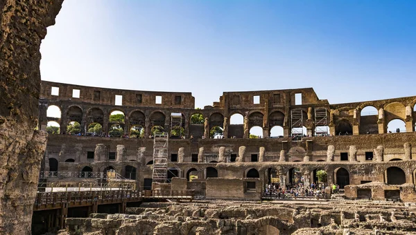 Interior do Coliseu, Roma — Fotografia de Stock