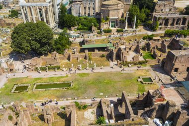 Roma Forumu, Roma İtalya Üstten Görünüm