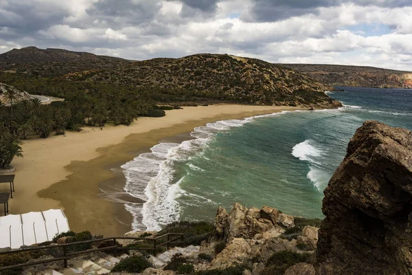 Παραλία του Βάι, Κρήτη, Ελλάδα — Φωτογραφία Αρχείου