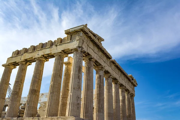 Templo de Partenón en la Acrópolis de Atenas, Grecia — Foto de Stock