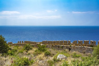 Palaiokastro Kalesi, antik Navarin Deniz Savaşı. Yunanistan