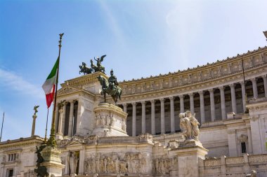Ulusal Anıt Vittorio Emanuele II, Roma, İtalya Piazza Venezia görünümünü