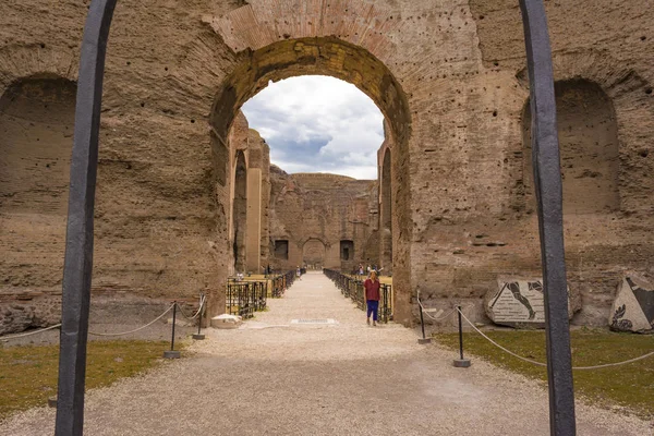 Ruínas dos Banhos de Caracalla - Terme di Caracalla — Fotografia de Stock