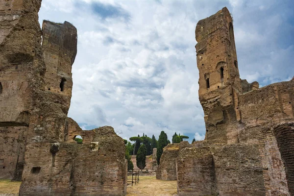 Ruínas dos Banhos de Caracalla - Terme di Caracalla — Fotografia de Stock