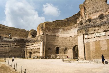 Caracalla hamamları - Terme di Caracalla kalıntıları
