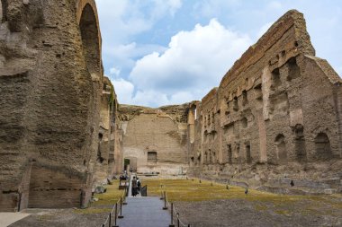 Caracalla hamamları - Terme di Caracalla kalıntıları