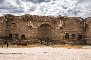 Caracalla hamamları - Terme di Caracalla kalıntıları