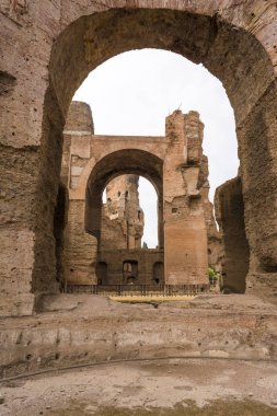 Caracalla hamamları - Terme di Caracalla kalıntıları