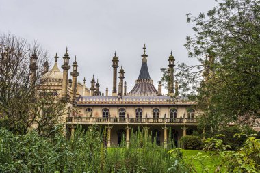 Brighton Uk 'ta tarihi Royal pavillion