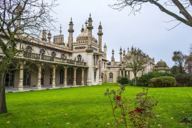 Brighton Uk 'ta tarihi Royal pavillion