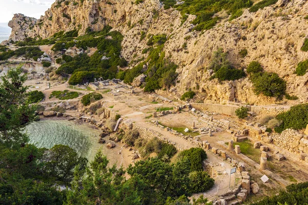 Lugar antiguo Hraion Paradise Beach - Grecia — Foto de Stock